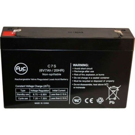 BATTERY CLERK UPS Battery, UPS, 6V DC, 7 Ah, Cabling, F1 Terminal MONSTER POWER-HTUPS 2700